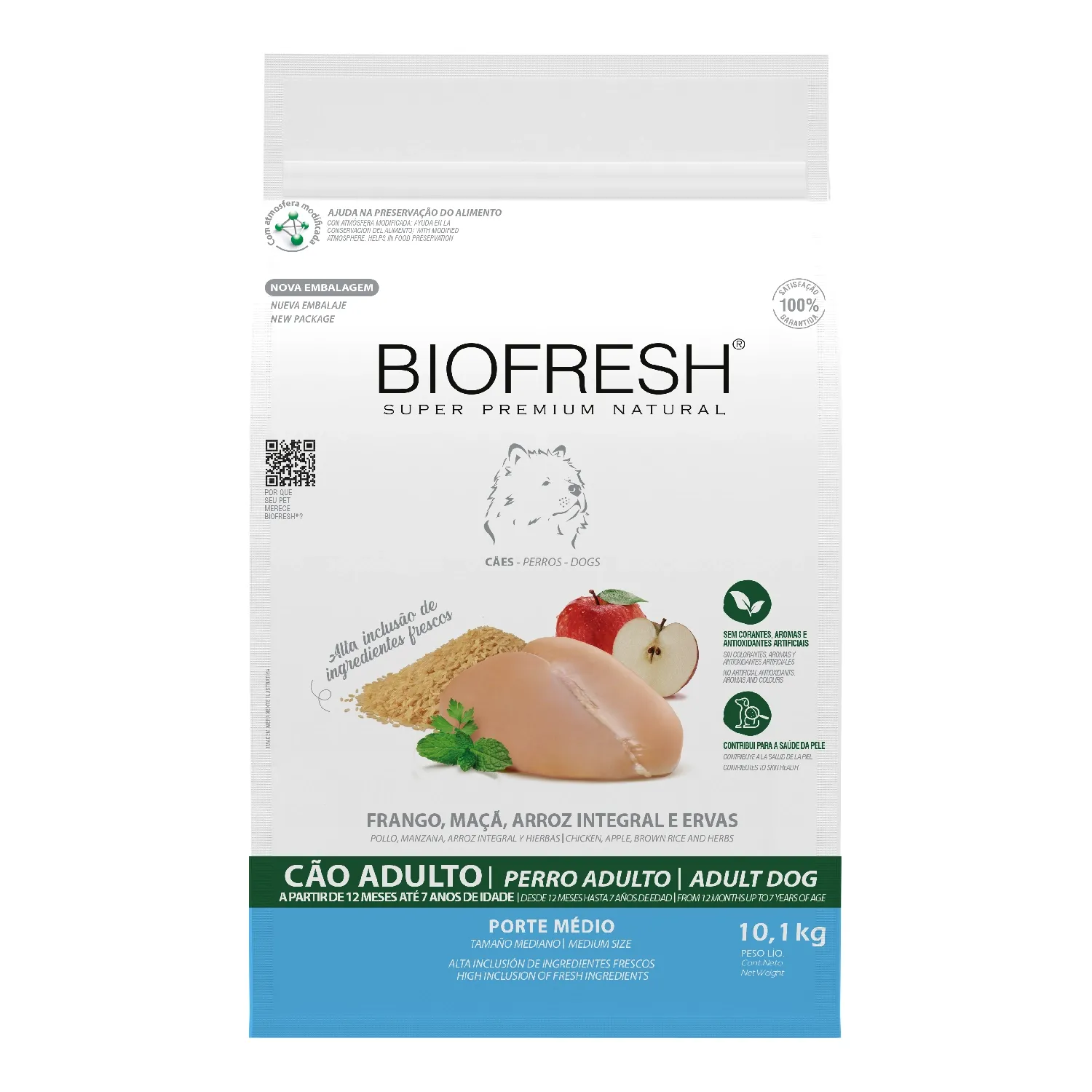 Ração Biofresh Cães Adultos Raças Médias Frango